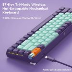 Royal AXE R68 | 65% Layout | Tri-Mode | Wired/Wireless Mechanical Keyboard (RoyalAxe) - Image 2