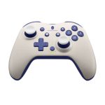 Thunderobot G40 White Purple Gaming Controller Bluetooth Wired Vibration Gamepad for Windows and Switch