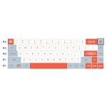 Salmon themed Keycaps