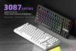 MONKA 3087 Gasket | Rainbow Backlit | Semi Hot-Swappable | Mechanical Keyboard - Image 5