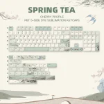 YUNZII Spring Tea Cherry Profile Keycap Set - Image 2