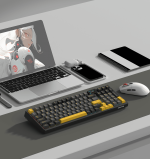 MONKA 3098 PRO V2 Tri Mode RGB Hot swappable Mechanical Keyboard - Image 6