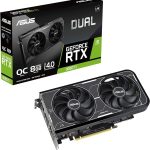 ASUS Dual GeForce RTX 3060 8GB GDDR6 with two powerful Axial-Tech Fans and a 2-slot design for Broad Compatibility