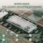 ROYAL KLUDGE RK R75 Wired | QMK Mechanical Keyboard - Image 4