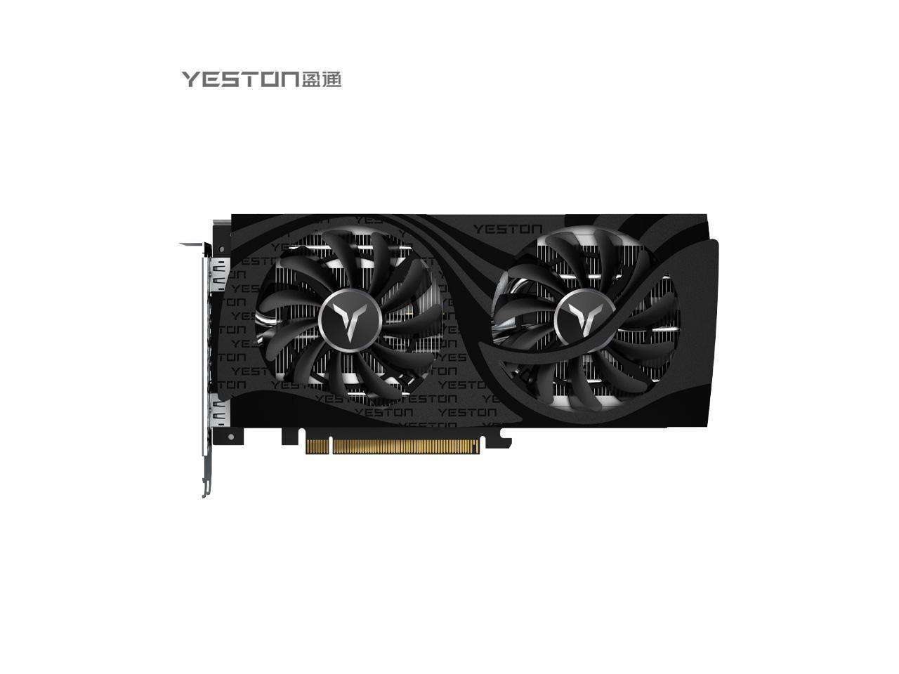 AZUES2203030DSaA.jpg Yeston Radeon RX 6500 XT 4GB D6 GC GDDR6 6nm Desktop Graphics Card - Image 1