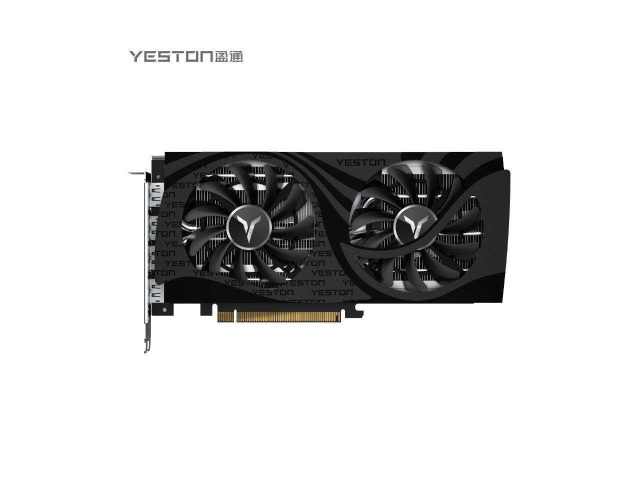 AZUES2306300GBUFQ4C2.jpg Yeston Radeon RX 6650 XT 8GB D6 GDDR6 128bit 7nm Desktop Graphics Card - Image 1