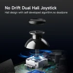 EasySMX X10 Tri-Mode Wireless Controller with Mechanical Buttons [Dual Hall Joysticks and Dual Hall Trigger] - Image 4