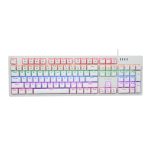 E-YOOSO K-682 Rainbow LED Backlit and RGB Side Light Mechanical Gaming Keyboard (Blue Switch)