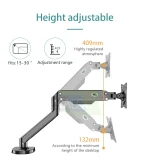 Kaloc KLC-DS200 17-32 Inch Adjustable Single Monitor Arm - Image 5