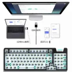 MONKA AE98 Tri-Mode Barebone Gasket Hotswappable RGB Mechanical Keyboard - Image 6