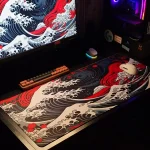 Red Wave Mousepad | 400x900mm | Speed Surface