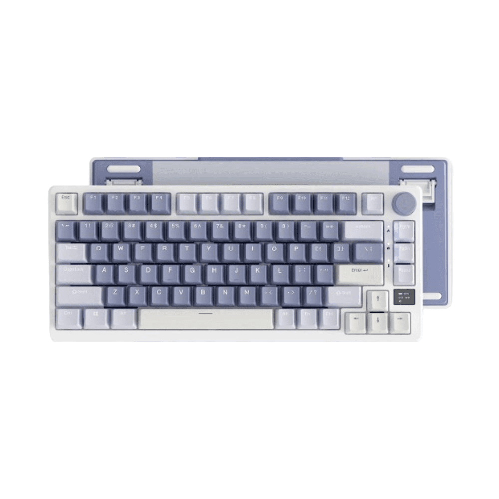 We-Are-Taking-Pre-Orders-1-4.png ROYAL KLUDGE RK M75 Gasket Mounted Tri-Mode Mechanical Keyboard with OLED Smart Display & Knob ( Silver Switch ) - Image 1