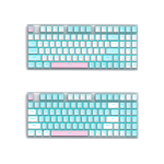 E-Yooso Z19 Monochrome Hotswappable Mechanical Keyboard (ICE Blue Backlit)