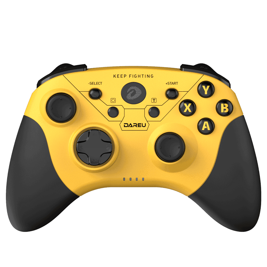 cf18595d71739a30e1faece90d8ff016.png Dareu H101x Wireless Dual Mode Gamepad (Yellow) - Image 1