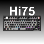 LEOBOG Hi75 75% Aluminum Alloy RGB Mechanical Keyboard Barebone Kit (Black)