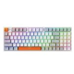 MACHENIKE K500-B94W Wireless Tri-Mode Hotswappable RGB Mechanical Keyboard | Grey