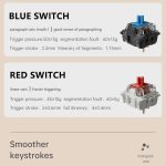 LANGTU S69 Hotswappable White Color Backlit Wired Mechanical Keyboard - Image 5